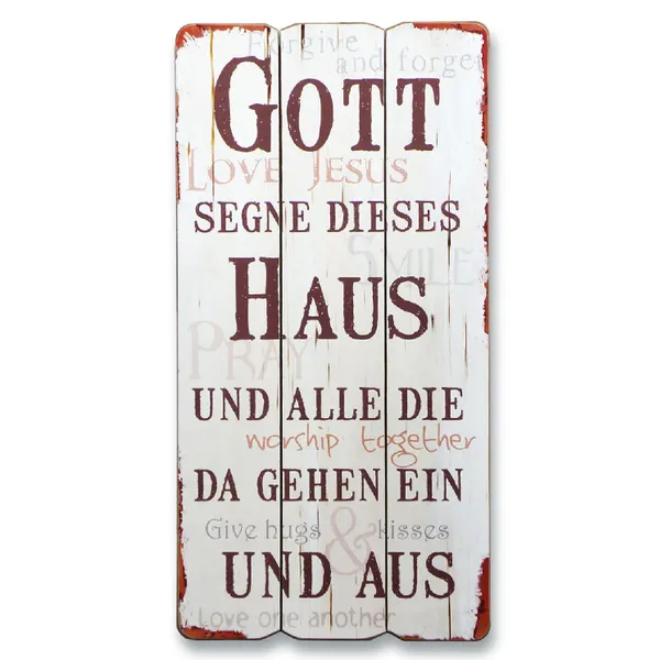 Produktbild des Artikels Vintage-Wandbild "Haussegen" ()