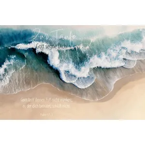 Produktbild des Artikels Faltkarte "Zur Taufe" (Schreibwaren)