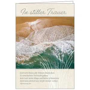 Produktbild des Artikels Faltkarte: In stiller Trauer (Schreibwaren)