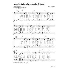 Produktbild des Artikels Manche Wünsche, manche Träume (Noten - Download)