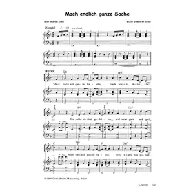 Produktbild des Artikels Mach endlich ganze Sache (Noten - Download)