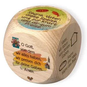 Produktbild des Artikels Gebetswürfel "Tischgebete" - groß ()