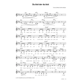 Produktbild des Artikels Du bist der du bist (Noten - Download)