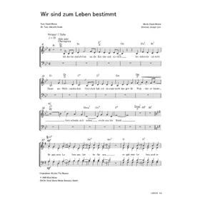 Produktbild des Artikels Wir sind zum Leben bestimmt (Noten - Download)