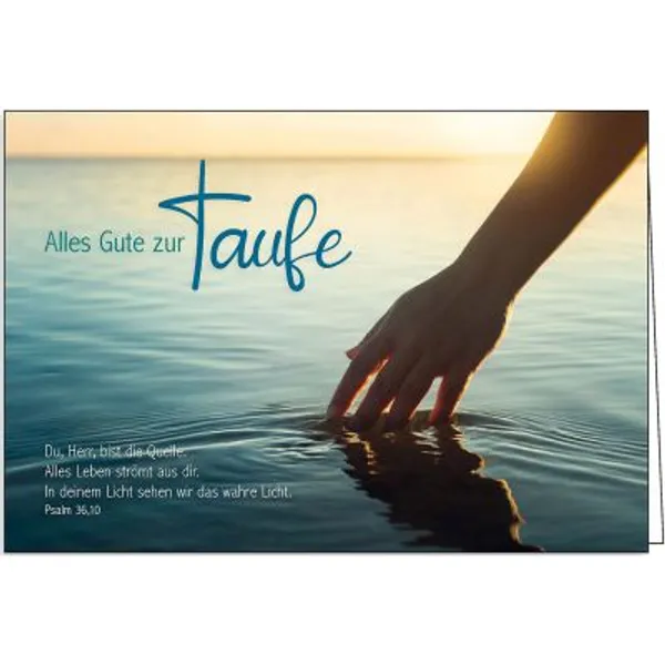 Produktbild des Artikels Faltkarte: Alles Gute zur Taufe (Schreibwaren)