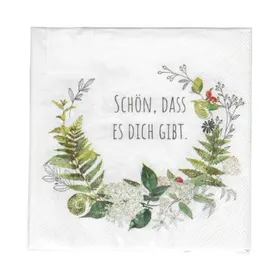 Produktbild des Artikels Servietten "Schön, dass es dich gibt." ()