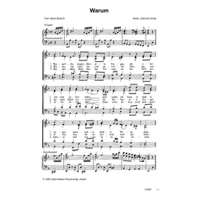 Produktbild des Artikels Warum (Noten - Download)