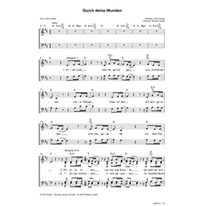 Produktbild des Artikels Durch deine Wunden (Noten - Download)