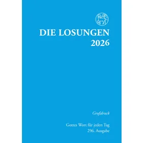 Produktbild des Artikels Losungen 2026 hellblau, Großdruck (Kalender - Kartoniert)