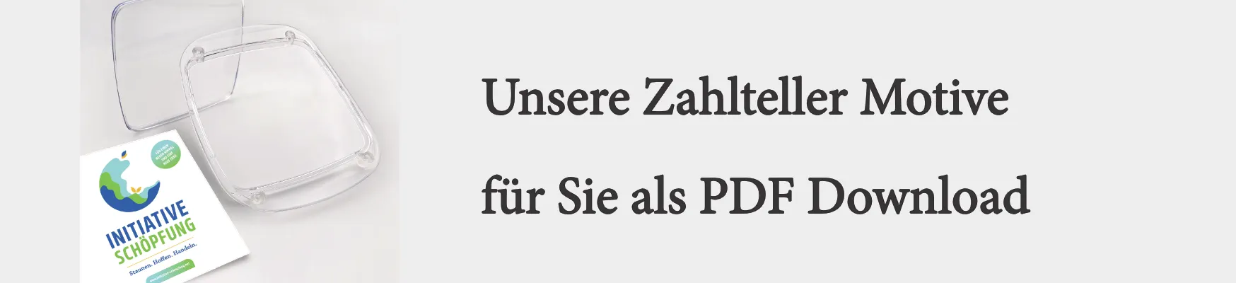 Banner - Zahlteller-Motive