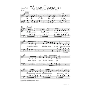 Produktbild des Artikels Wo der Frieden ist (Noten - Download)