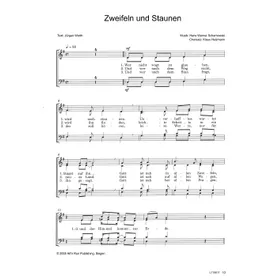 Produktbild des Artikels Zweifeln und Staunen (Noten - Download)