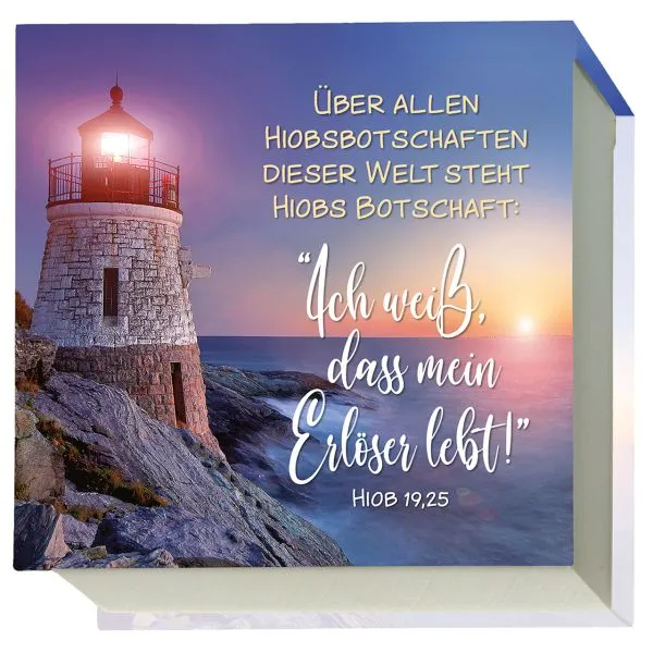 Produktbild des Artikels Notizblock: Über allen Hiobs Botschaften (Schreibwaren)