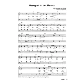 Produktbild des Artikels Gesegnet ist der Mensch (Noten - Download)