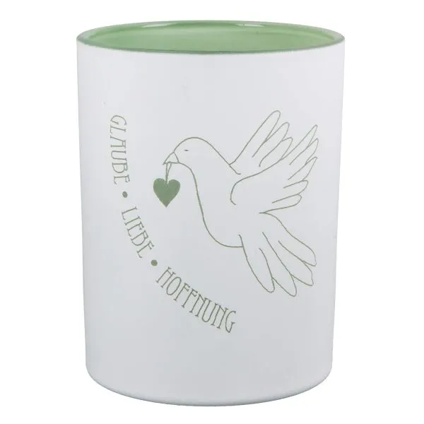 Produktbild des Artikels Windlicht "Glaube - Liebe - Hoffnung" ()