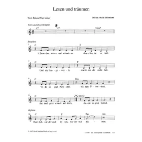 Produktbild des Artikels Lesen und träumen (Noten - Download)