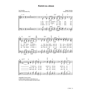 Produktbild des Artikels Komm zu Jesus (Noten - Download)