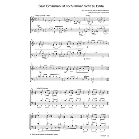 Produktbild des Artikels Sein Erbarmen ist noch immer nicht zu Ende (Noten - Download)
