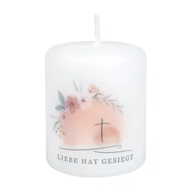 Produktbild des Artikels Tischkerze Ostern "Liebe hat gesiegt" ()