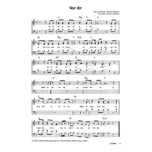 Produktbild des Artikels Vor dir (Noten - Download)