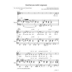 Produktbild des Artikels Gott hat uns nicht vergessen (Noten - Download)