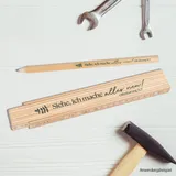 Stimmungsbild zu Jahreslosung 2026 - Zollstock aus Holz