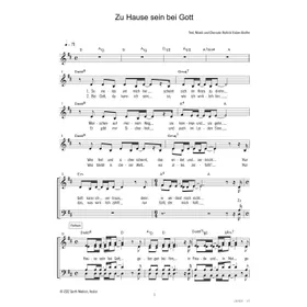 Produktbild des Artikels Zu Hause sein bei Gott (Noten - Download)