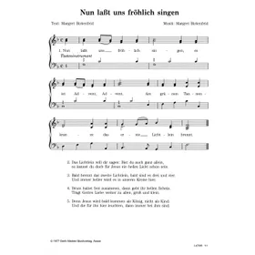 Produktbild des Artikels Nun lasst uns fröhlich singen (Noten - Download)