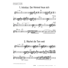 Produktbild des Artikels Gelobt sei, der da kommt (Trompete 1-3 in B) (Noten - Download)