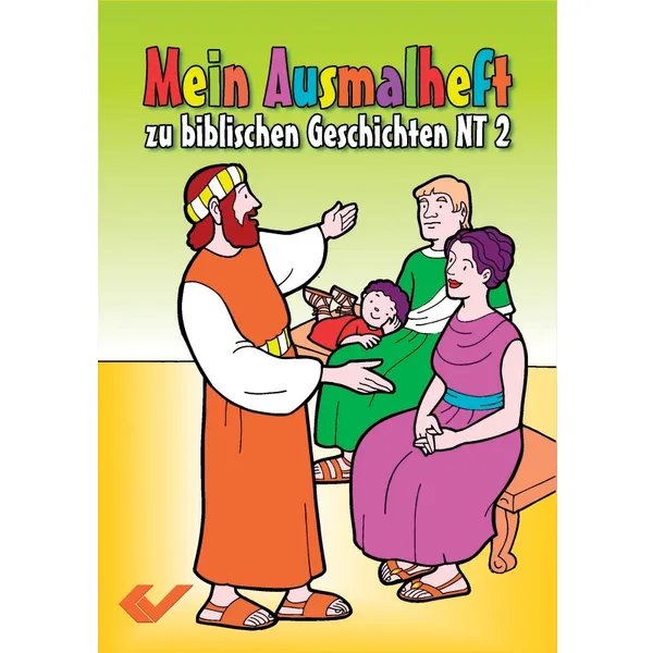 Produktbild des Artikels Mein Ausmalheft zur Bibel NT 2 (Buch - Geheftet)