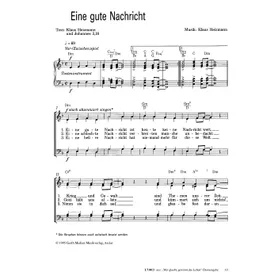 Produktbild des Artikels Eine gute Nachricht (Noten - Download)