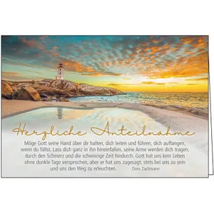 Produktbild des Artikels Faltkarte: Möge Gott seine Hand - Trauer (Schreibwaren)