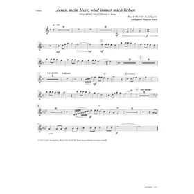 Produktbild des Artikels Jesus, mein Herr, wird immer mich lieben (Oboe) (Noten - Download)