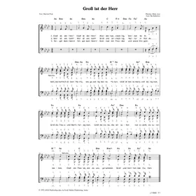 Produktbild des Artikels Groß ist der Herr (Noten - Download)