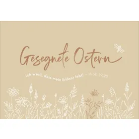 Produktbild des Artikels Faltkarte "Gesegnete Ostern" (Schreibwaren)