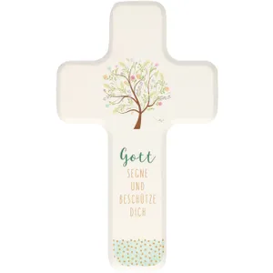 Produktbild des Artikels Holzkreuz für Kinder "Gott segne und beschütze dich" ()