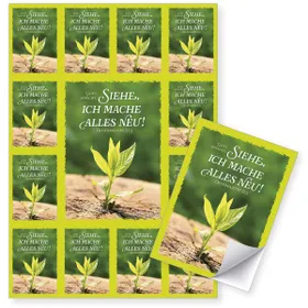 Produktbild des Artikels Jahreslosung 2026 - Aufkleber-Grußkarten, 12 Stk (Schreibwaren)