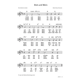 Produktbild des Artikels Brot und Wein (Noten - Download)