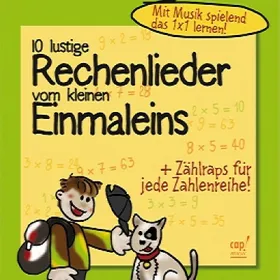 Produktbild des Artikels 10 lustige Rechenlieder vom kleinen Einmaleins -Playback-CD (Audio - CD)