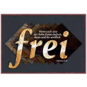 Produktbild des Artikels Metallschild klein - Frei ()