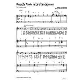 Produktbild des Artikels Das große Wunder hat ganz klein begonnen (Noten - Download)