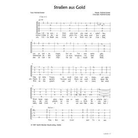 Produktbild des Artikels Straßen aus Gold (Noten - Download)