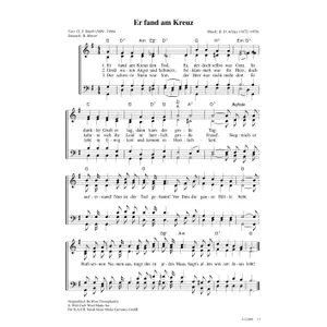 Produktbild des Artikels Er fand am Kreuz (Noten - Download)