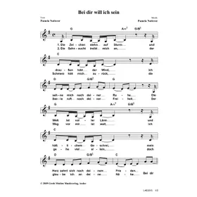 Produktbild des Artikels Bei dir will ich sein (Noten - Download)