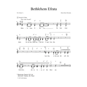 Produktbild des Artikels Bethlehem Efrata (Noten - Download)