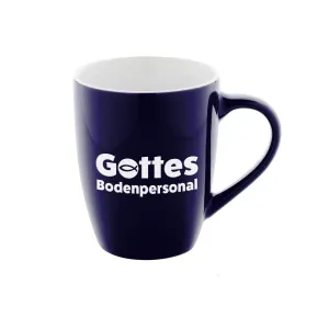 Produktbild des Artikels Tasse "Gottes Bodenpersonal" - blau ()