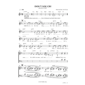 Produktbild des Artikels Don't You Cry (Noten - Download)
