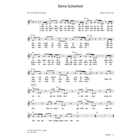 Produktbild des Artikels Deine Schönheit (Noten - Download)