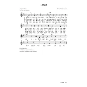Produktbild des Artikels Josua (Noten - Download)