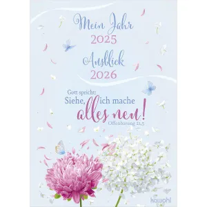 Produktbild des Artikels Postkarten: Mein Jahr 2025 - Ausblick 2026, 4 Stk (Schreibwaren)